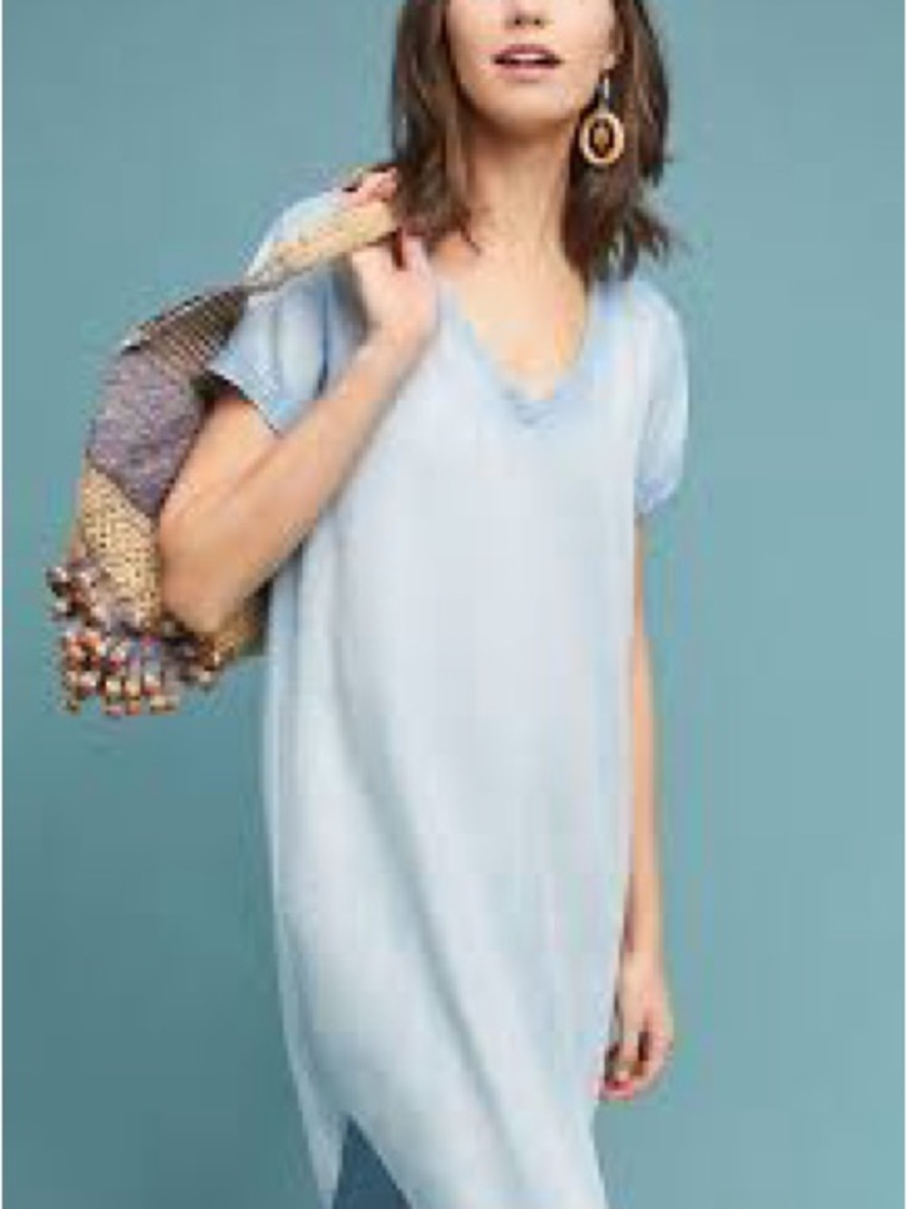 Cloth & Stone chambray shirt-dress